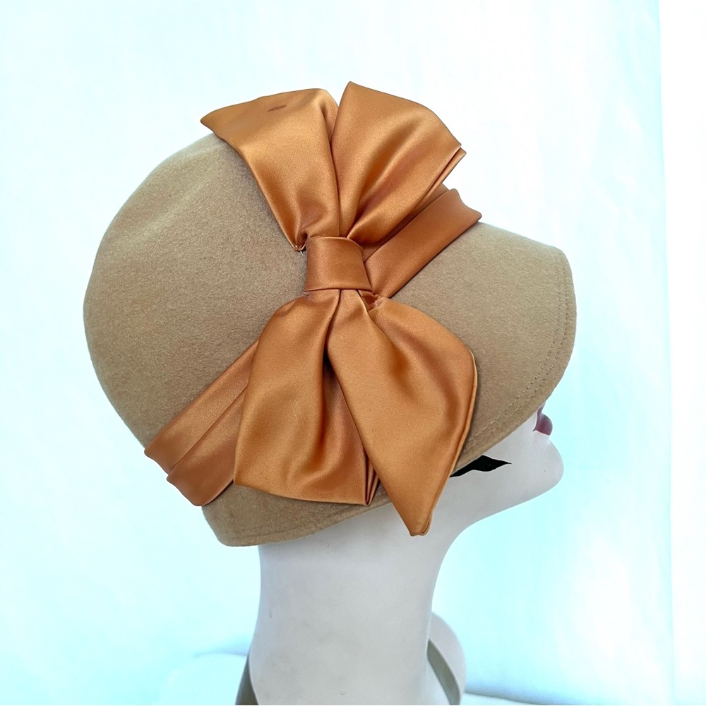 Vintage Henry Pollak New York Cloche Flapper Style 20s Hat - Picture 11 of 15
